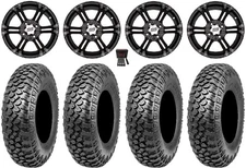 ITP SS212 14" Wheels Black 30" RAZR XT Tires Can-Am Commander Maverick