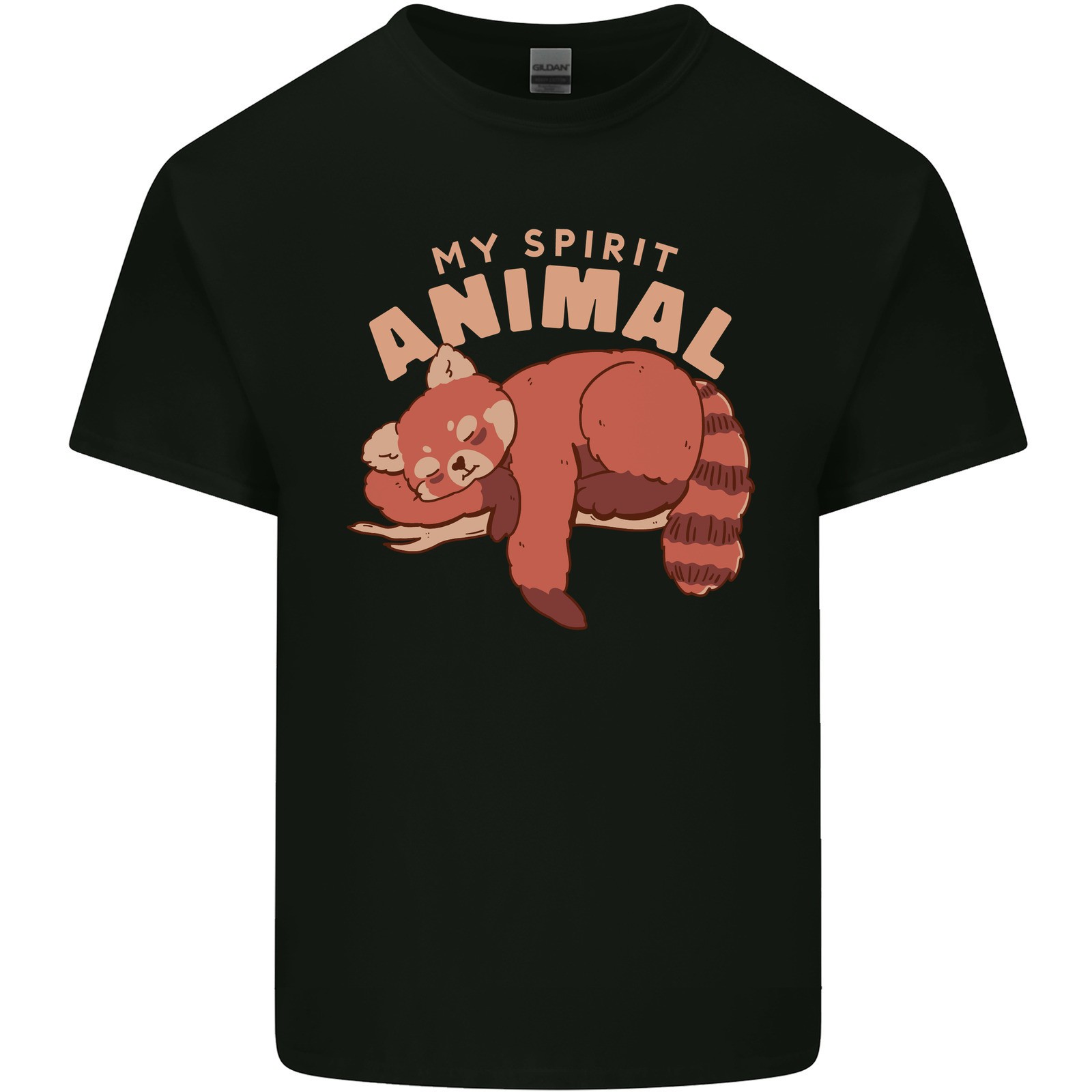 Camisa De Algodón Ligera Para Hombre Red Panda Mi Animal Espiritual
