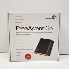 Seagate FreeAgent Go 160GB USB External HD ST901603FGA1E1-RK  UPC 763649003954