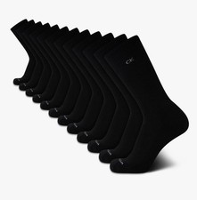 CALVIN KLEIN Men  s Cushion Crew Socks 6 Pack - Size 7-12