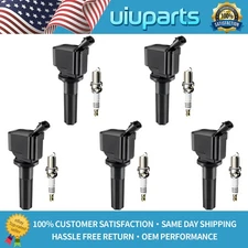 5X Ignition Coil & Iridium Spark Plug OEM for Chevrolet Colorado 3.7L L5 UF497