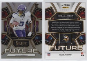 2023 Panini Select Select Future Silver Prizm Jordan Addison #FUT-JAD Rookie RC