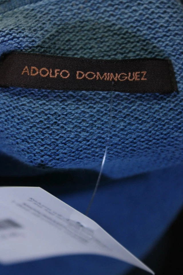 Camiseta térmica Adolfo Dominguez para hombre manga larga cuello redondo azul talla 6 Foto 4 de 4