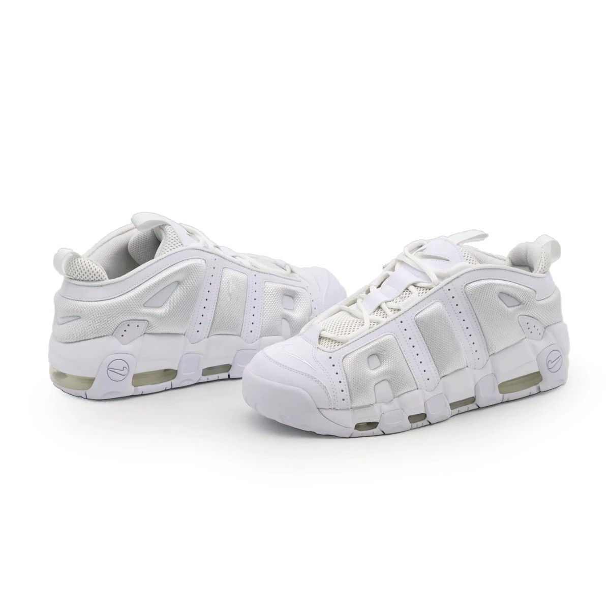 FZ3055-100 Nike Air More Uptempo Low Triple White (Men's) | eBay