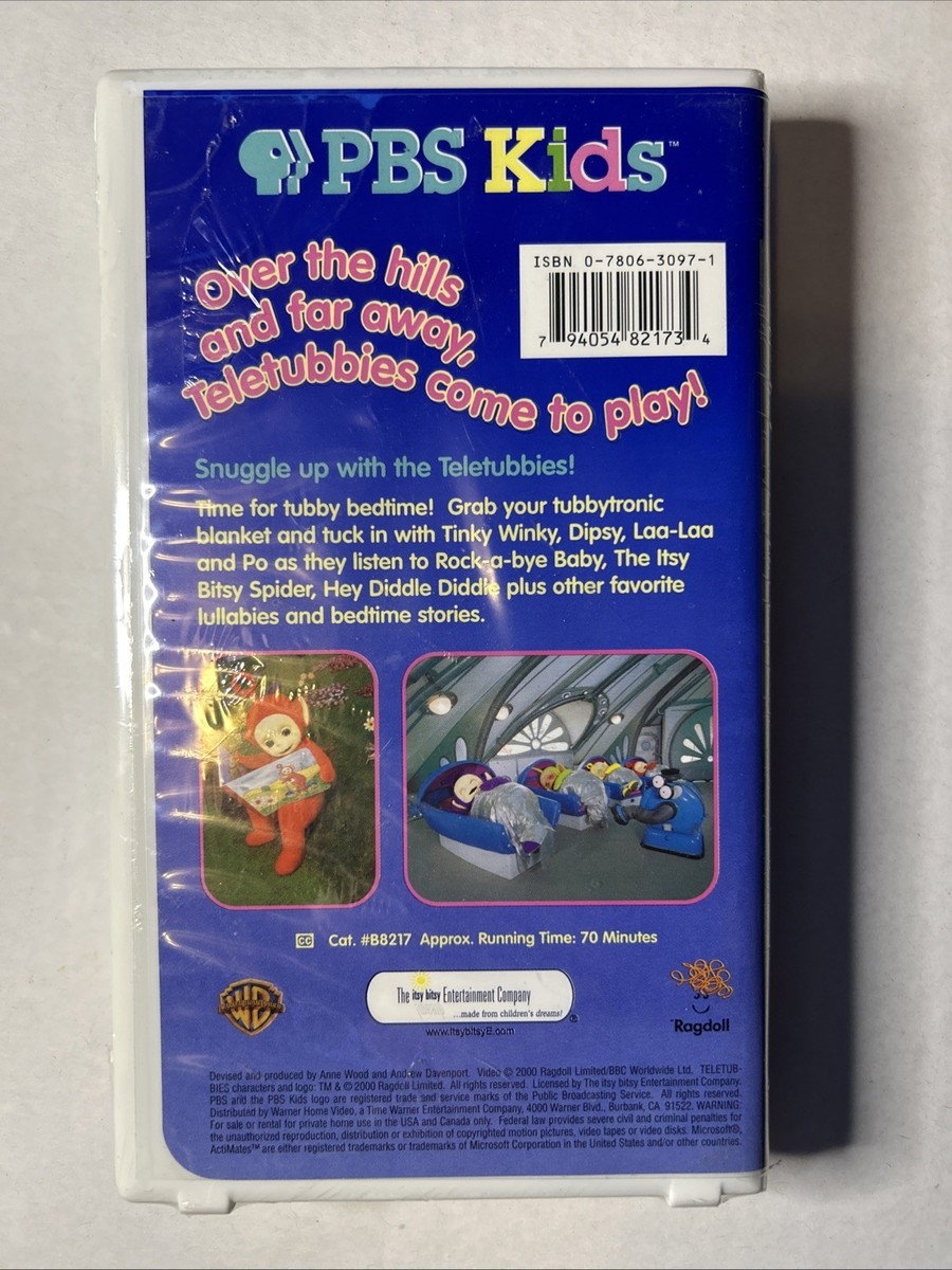 Teletubbies - Bedtime Stories and Lullabies (VHS, 2000) Clamshell