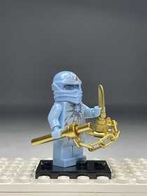 NEW Ninjago NRG Zane w Scythe Custom Lego Minifigure Rise of the Snakes 9590