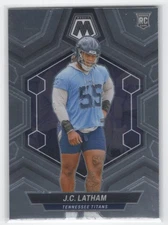 #307 2024 Panini Mosaic J.C. Latham Rookie Tennessee Titans