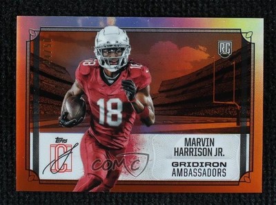 2024 Topps Signature Class Orange 44/50 Marvin Harrison Jr #GA-5 Rookie RC 1k9t