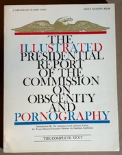 GREENLEAF VINTAGE 1970 PRESIDENTIAL REPORT ON OBSCENITY & PORNOGRAPHY BOOK NICE!