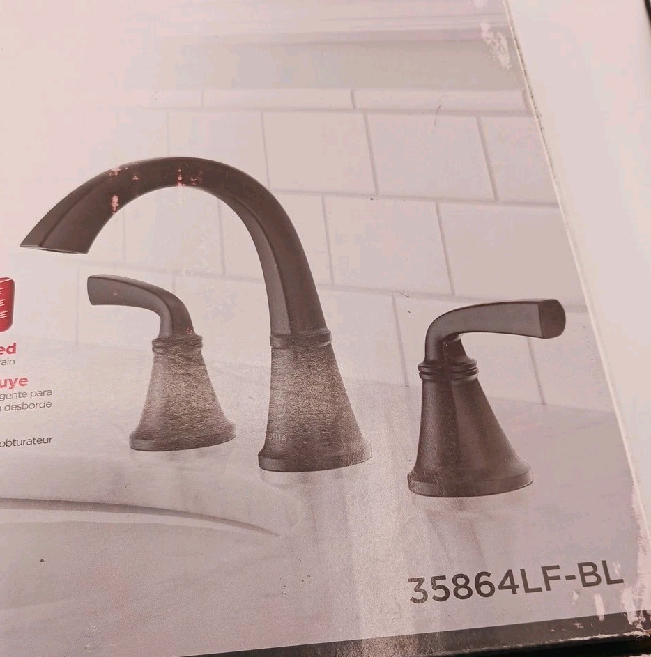 Delta Faucet 15864LF-BL Badewannenarmatur - Mattschwarz Geist Serie Mit WaterSense