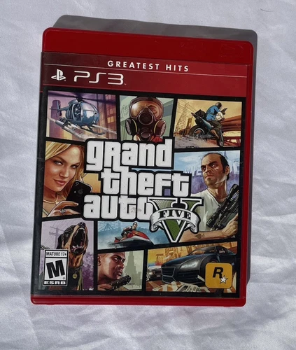 Grand Theft Auto V (PlayStation 3, 2013) Greatest Hits Rockstar - NO MAP
