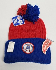 VTG 70's 80's New England Patriots Beanie Winter Knit Pom Pom Hat NFL BRAND NEW