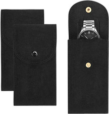 Borsa Porta Orologi Da 2 Pezzi, Borsa Porta Orologi Da Viaggio, Custodia per Oro