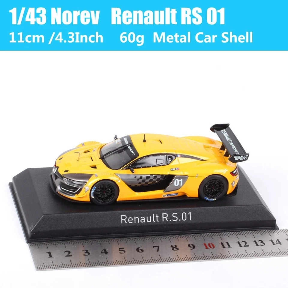 Norev 1/43 Scale Renault Sport RS01 Racing Diecast Metal Car Model Toy Yellow - Image 2 of 4