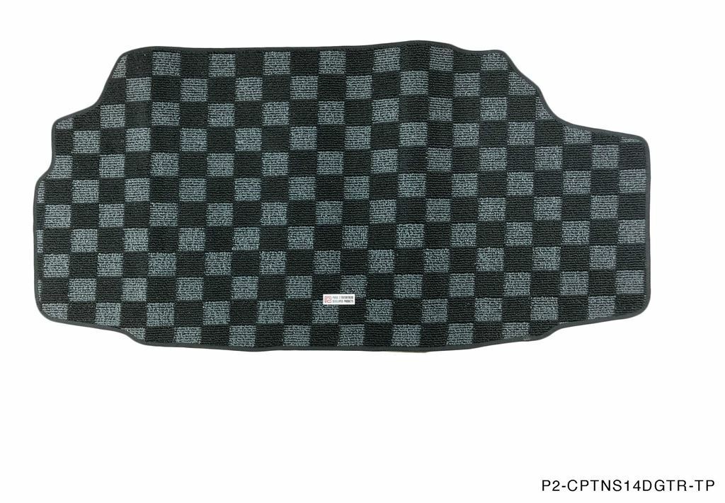 P2M Checkered Flag Race Carpet Trunk Mat for Nissan Silvia P2M Checkered Flag Race Carpet Trunk Mat for Nissan Silvia