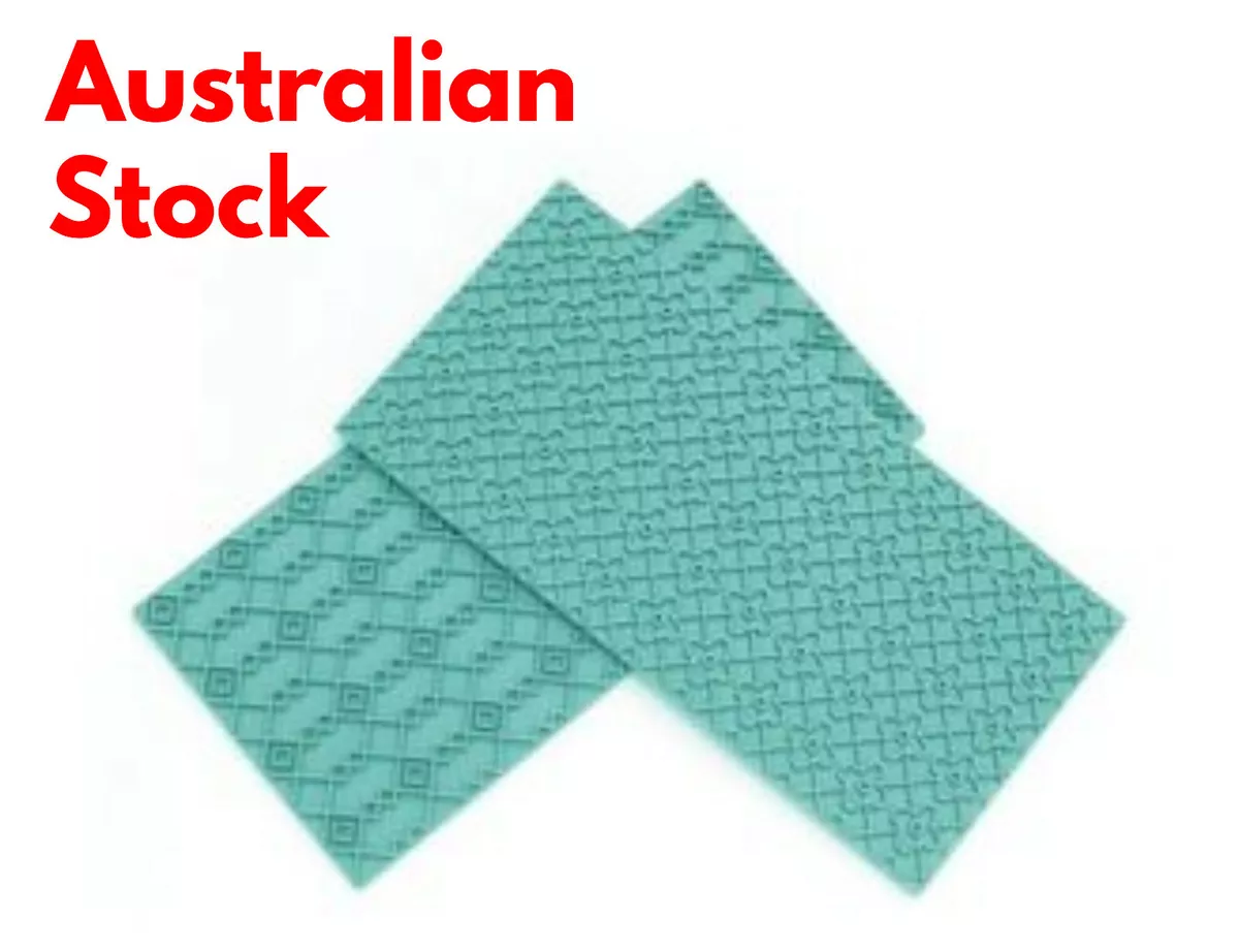 2pcs Chain link Texture Mat Plastic Polymer Clay Modeling