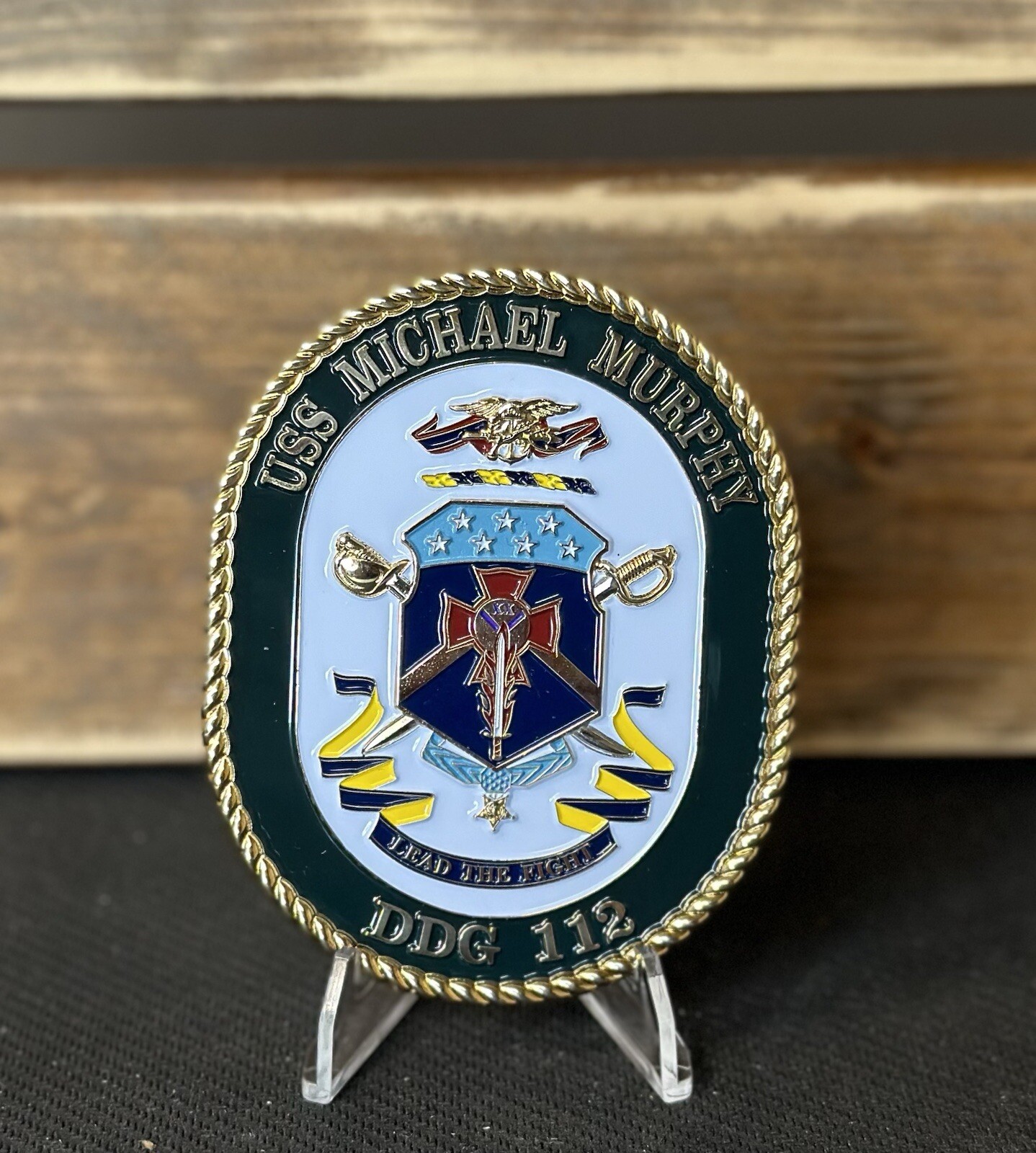 US Navy Challenge Coin USS Michael Murphy DDG 112 Non CPO-image