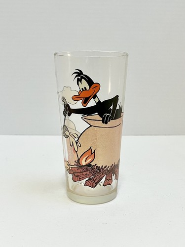 1976 Porky Pig Daffy Duck Suppentopf Pepsi Sammler Glas Looney Tunes Vintage