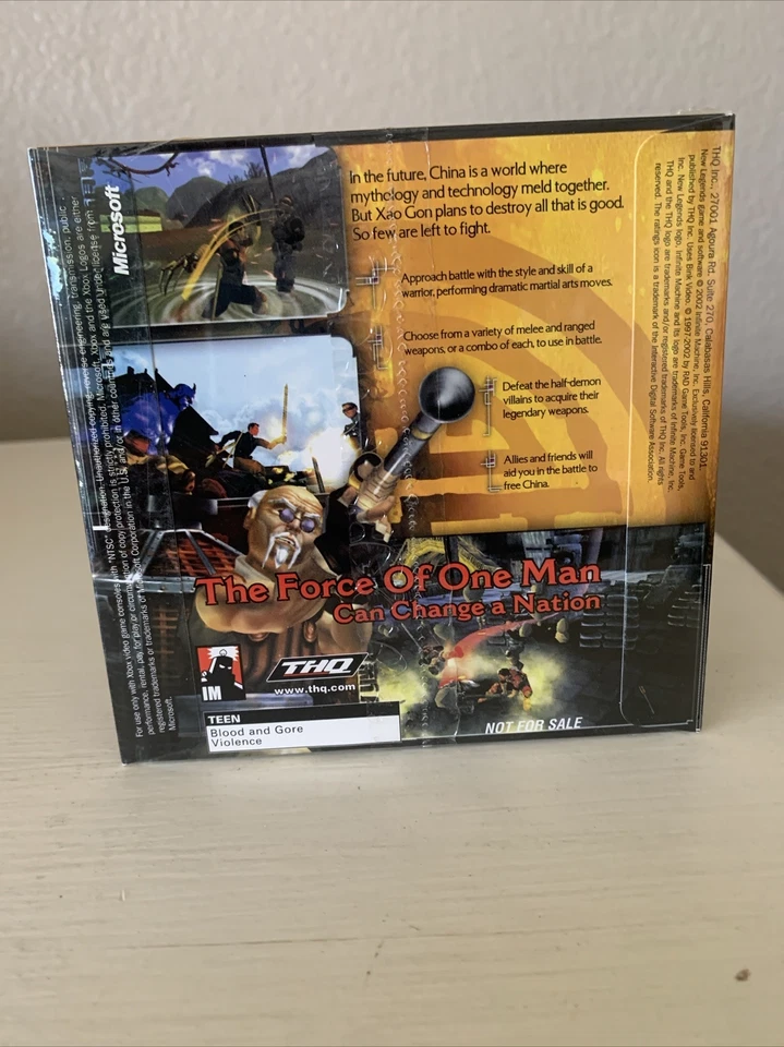 XBOX Original New Legends Rare Promo Demo DVD 2002 Microsoft New Sealed VHTF NFR - Image 4 of 4