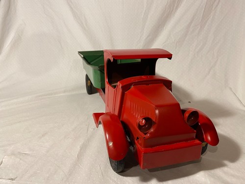 1930s Steelcraft Pressed Steel Toy Dump Truck W-13 - Picture 3 of 12
