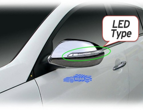 LED Side Mirror Cover Chrome Molding K-349 2P for Hyundai Tucson iX iX35 2010~13 - Picture 6 of 12