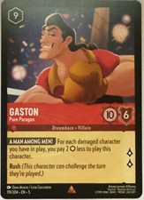Gaston, Pure Paragon - 119/204 Disney Lorcana Shimmering Skies
