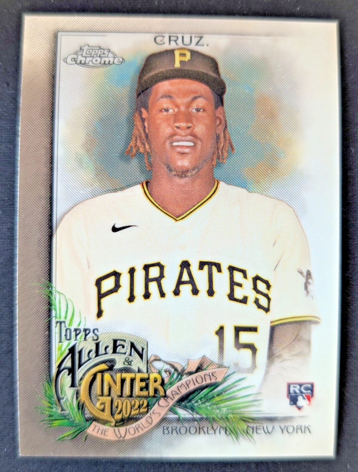 Oneil Cruz 2022 Topps Chrome Allen & Ginter Rookie Rc #122 ⚫🙂⚫ Pittsburgh