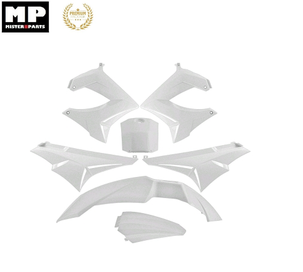 Kit Carénage Blanc Pour Derbi Senda X-Race X-trem DRD 8 - Neuf En Emballage D'origine