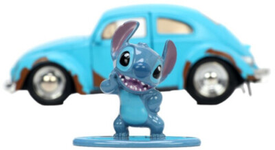 Jada Toys - 1:32 Hollywood Rides 1959 Blue Punch Buggy with Stitch Figure [New T