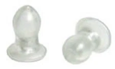 2  X PINKIES SILICONE EARTIP for ACOUSTIC TUBE HEADSETS