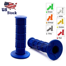 2x Hand Grips 7/8"22mm Handle Bar Grip Handlebar Rubber For ATV Cycle Dirt Bike