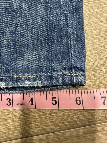 Polo Ralph Lauren Jeans Womens Size 28 Astor Slim Boyfriend Patchwork Distressed - Picture 13 of 20