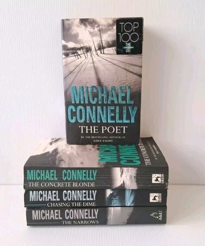 Michael Connelly Bulk Book Lot 4 X Crime Investigation Small Paperback PB1Z