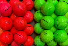 36 Vice Pro /Pro Soft/Pro Plus  Red,  Lime Green Golf Balls  Good Condition 4A