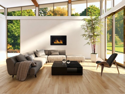 Bio Ethanol Fireplace Biofire Wall Fire Modern Professional 650 x 400 GLASS - Picture 11 of 48