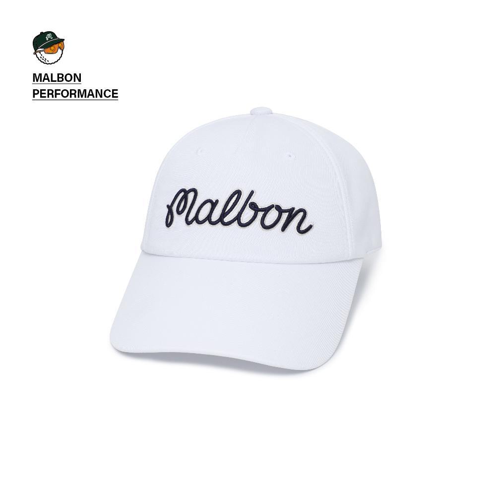 Genuine Malbon Golf Performance Ball Marker Ball Cap WHITE
