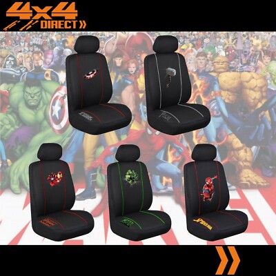 SINGLE LICENSED MARVEL AVENGERS SEAT COVER FOR VOLKSWAGEN SCIROCCO