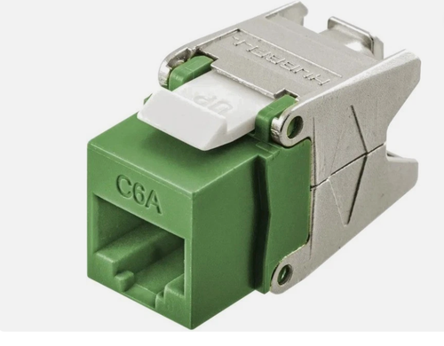 Hubbell Category 6 Jack with Cobra-Lock Termination (hju6agn)