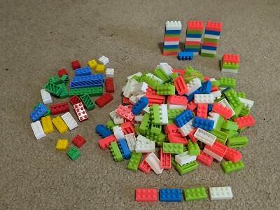 RARE VINTAGE SOFT PLASTIC LEGO LIKE BRICKS LION