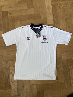 Umbro England Football Shirt Medium BNWT 1986 Replica Mexico 10