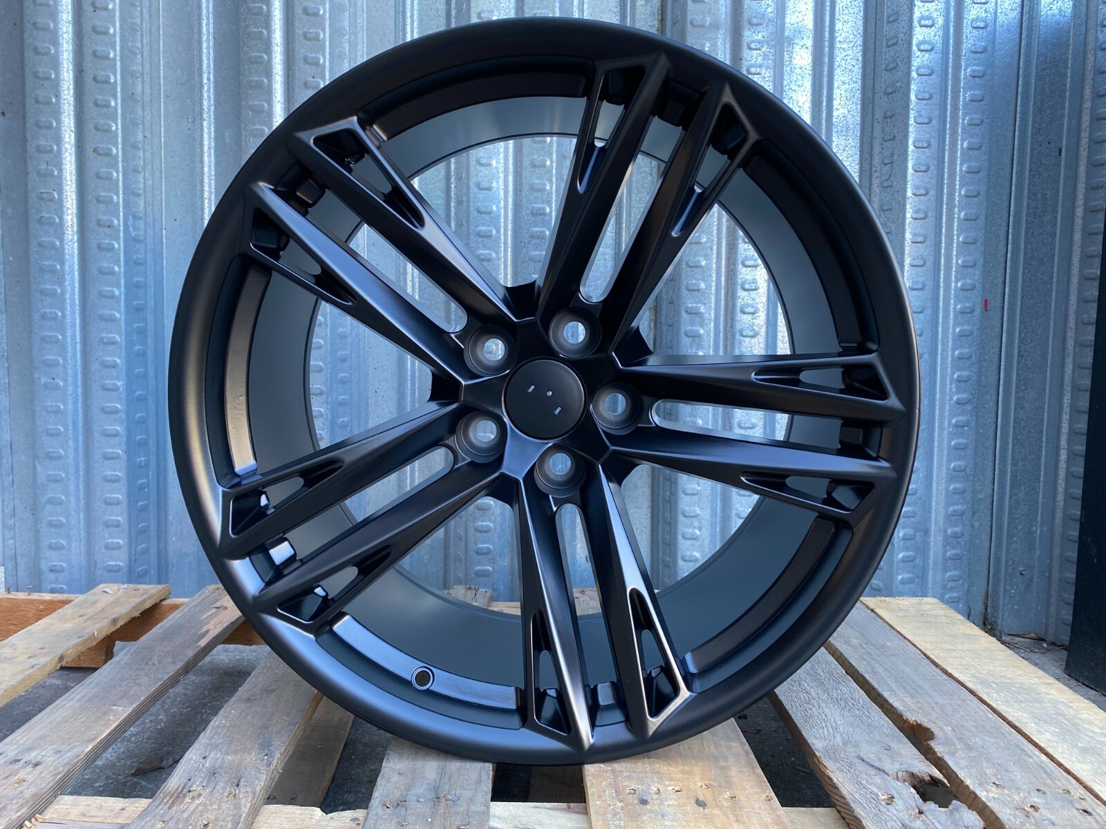 Ls Ss Rim 20X10 20x11 Staggered Satin Black ZL1 Rims 5X120 Fit Chevrolet Camaro ...