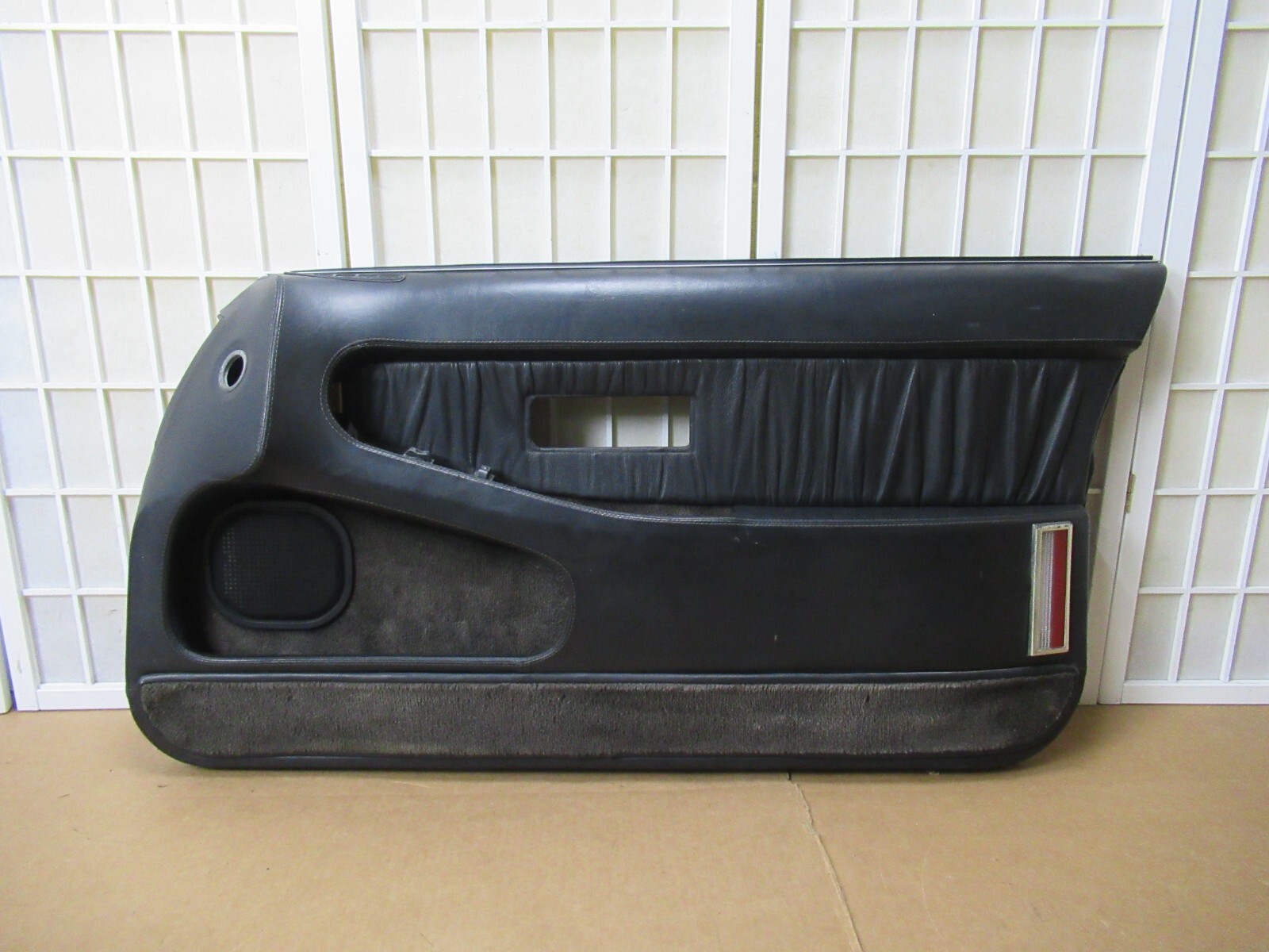 89 90 91 Chrysler Maserati TC BLACK Power Left Right Interior Door Panel SET (2)