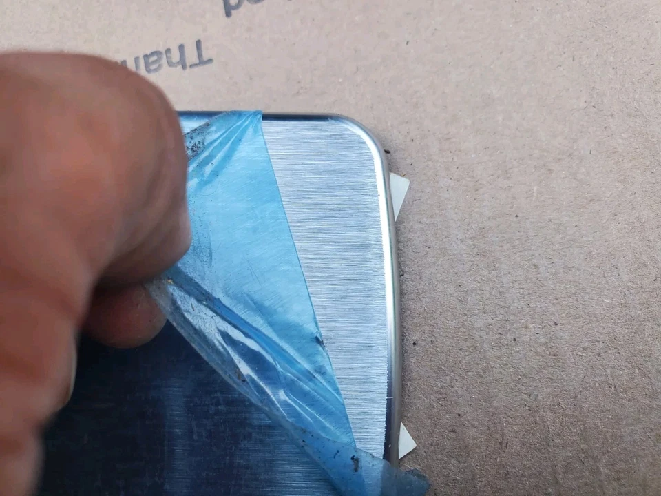 Chrysler PT Cruiser 2001-2010 placa de desgaste de umbral de puerta de aluminio izquierda OEM LH JT3 Foto 3 de 4