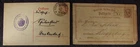 Germany. 2 postcards posted 1875 & 1911.