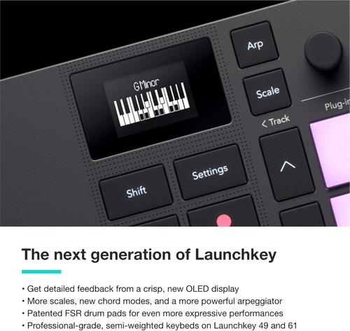 Novation Launchkey Mini Mk3 25 Mini-key Midi Keyboard Controller - Picture 7 of 7