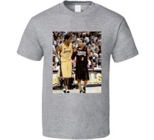 Allen Iverson 2001 Retro Basketball Photo T Shirt
