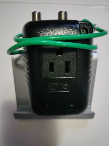 TII 442C Grounding Module for AC & Coax AC Outlet Power Plug 125W +Copper Wire