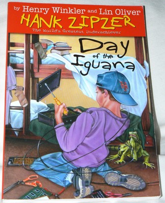 Hank Zipzer Day Of The Iguana Henry Winkler Lin Oliver 2001 Pb Underachiever 9780448432120 Ebay