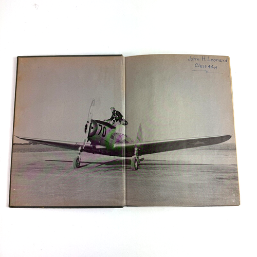 Vintage Bonham Aviation School Year Book The DoDo Class 44 Texas Devil Artwork! - Picture 3 of 9