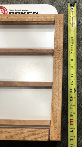 BOKER SOLIGEN TREEBRAND BAUMWERK ARBOLITO KNIFE WOODEN DISPLAY CASE - SHIPS FREE - Picture 5 of 6